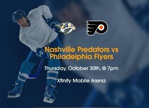 Nashville Predators vs Philadelphia Flyers Tickets 2025