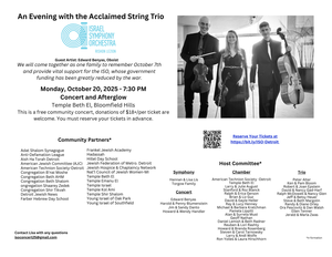 An Evening with the Acclaimed String Trio of the Israel Symphony Orchestra - Rishon LeZion