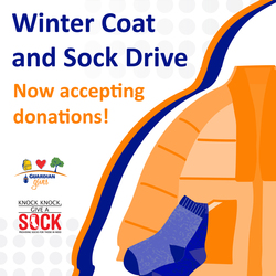 Guardian Storage 2025 Coat and Sock Drive