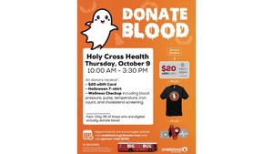 Blood Drive at Holy Cross Health on October 9