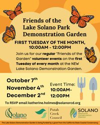 Friends of the Lake Solano Park Demonstration Garden (LSP Demo Garden)