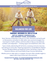 Balanced for Life: Fall Prevention