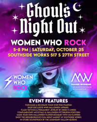 Ghouls Night Out at the Women Who Rock Shop SouthSide Works