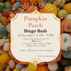 Frisco Women's League: Pumpkin Patch Bingo Bash