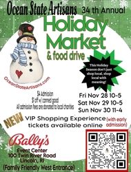 Ocean State Artisans Holiday Market & Food Drive
