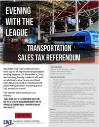 Transportation Sales Tax Referendum Forum: Evening with the League