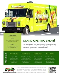 Summit Fresh Mobile Market Grand Opening