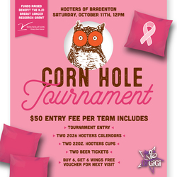 Bradenton Hooters Cornhole Tournament