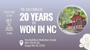 20th Anniversary of Won Buddhist Temple