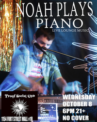 Noah Plays Piano at Proof Social Club