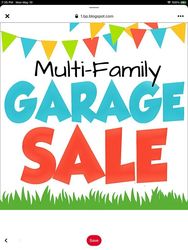 Multi Family Yard Sale 10/11 & 10/12 8-4