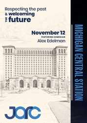Jarc Annual Fundraiser 2025 at Michigan Central with Comedian Alex Edelman
