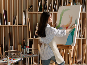 Slobokina-Inspired Abstract Painting Workshop