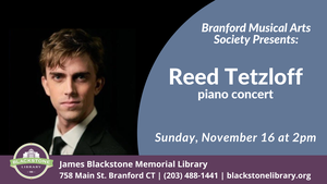 Reed Tetzloff Piano Concert