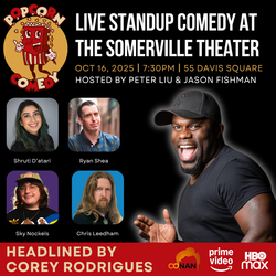 Popcorn Comedy with Corey Rodrigues (HBO, Amazon Prime)