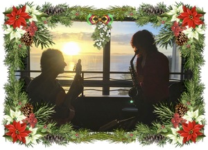 🎄🎷🎸Holiday Jazz Sax & Guitar at Moss Beach Distillery, Wed DEC 17 from 5-7 p.m, No Cover