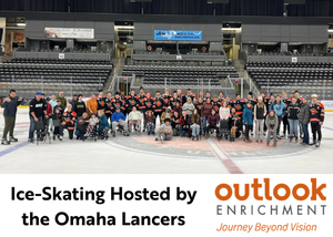 Outlook Enrichment and Lancers Partner for Third Annual Family Skate