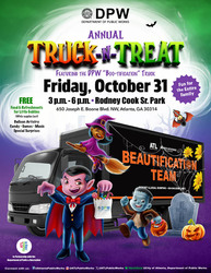 Department of Public Works Annual Trunk-N-Treat Halloween Event