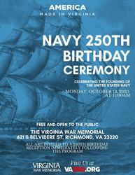 U.S. Navy's 250th Anniversary Celebration with VA250