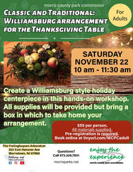 Classic and Traditional: Williamsburg Arrangement for the Thanksgiving Table