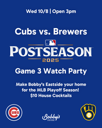 Chicago Cubs vs. Brewers | NLCS Watch Party @ Bobby's Eastside