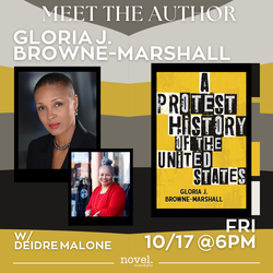 Novel presents Gloria J. Browne-Marshall w/ Deidre Malone: A Protest History Of The United States