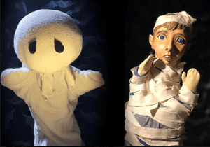 The Not-So-Spooky Ghost’s Missing Candy Halloween Puppet Show