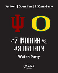 IU vs. Oregon | Watch Party @ Bobby's Eastside