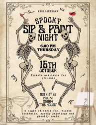 Spooky Sip & Paint