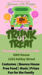 Trunk Or Treat- AKA Gamma Nu Omega & PGCSF