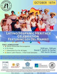 Latino/Hispanic Heritage Celebration Featuring Los Del Mambo