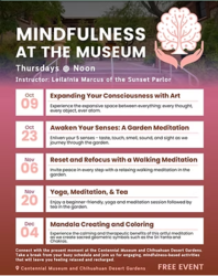 Mindfulness at the Museum: Fall 2025 Series