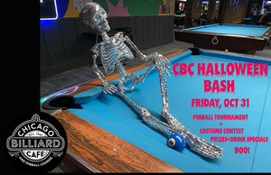 Chicago Billiard Cafe Halloween Bash + Pinball Tournament + Costume Contest