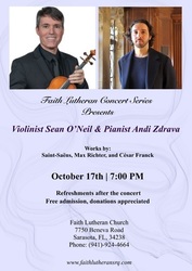 Violinist Sean O'Neil and Pianist Andi Zdrava
