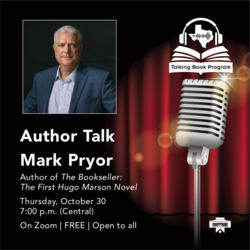 Talking Book Program Author Talk with Mark Pryor, Author of the Hugh Marston Series
