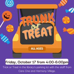 Trunk or Treat with Care One and Harmony Village