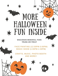 Magic Show at Wisconsin Memorial Park Trunk-or-Treat