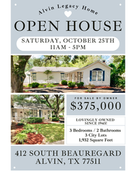 Historic Open House!