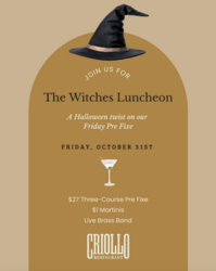 Witches Luncheon at Hotel Monteleone’s Criollo Restaurant