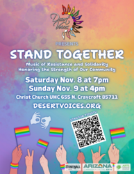 Desert Voices Chorus Stand Together