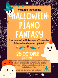 Free Halloween Piano Fantasy Concert with Rosemary Schroeder