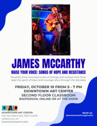 Raise Your Voice: Songs of Hope & Resistance with James McCarthy