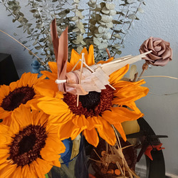 WEaving with Palm Leaves at Fiber Guild Meeting