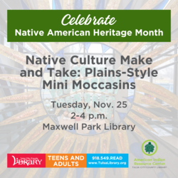 Native Culture Make and Take: Plains-Style Mini Moccasins