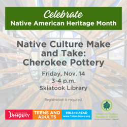 Native Culture Make and Take: Cherokee Pottery