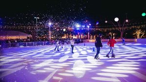 Safeway Holiday Ice Rink in Union Square