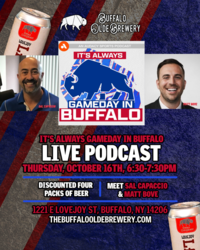 It’s Always Gameday in Buffalo Podcast @ Buffalo Olde Brewery