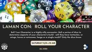 Roll Your Character: Laman Con 2025