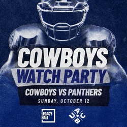 Cowboys vs Panthers Watch Party