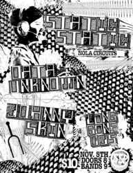 STATIC STATIC (New Orleans, LA) / DATA UNKNOWN / JOHNNY SKIN / LONG GONE DJs
